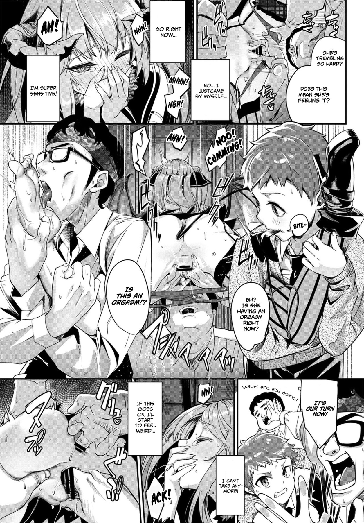 Hentai Manga Comic-The Hungry Succubus' Feeding Day-Read-9